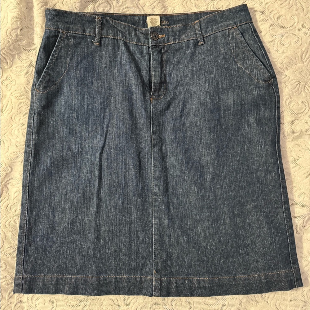 Jean skirt- size 12 - great condition